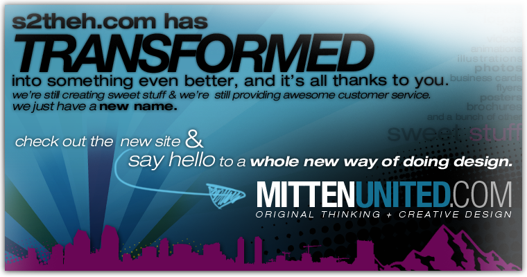 s2theh graphic design has merged with mitten united