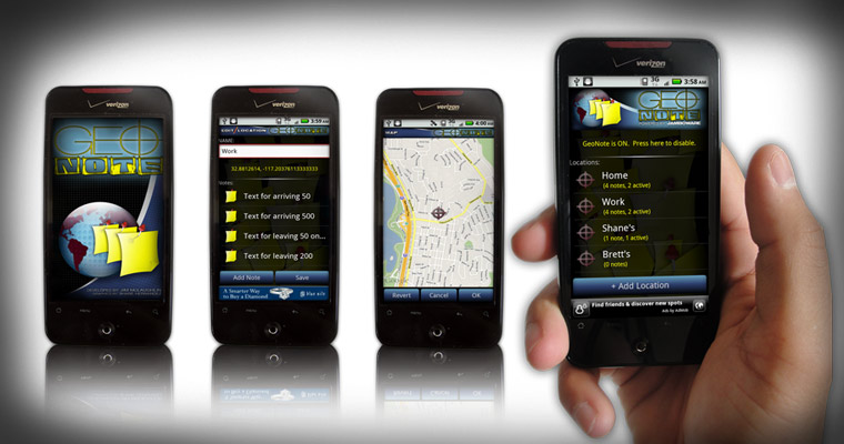 GeoNote Droid Application [Graphics and Collateral / 2010] (2 of 3)