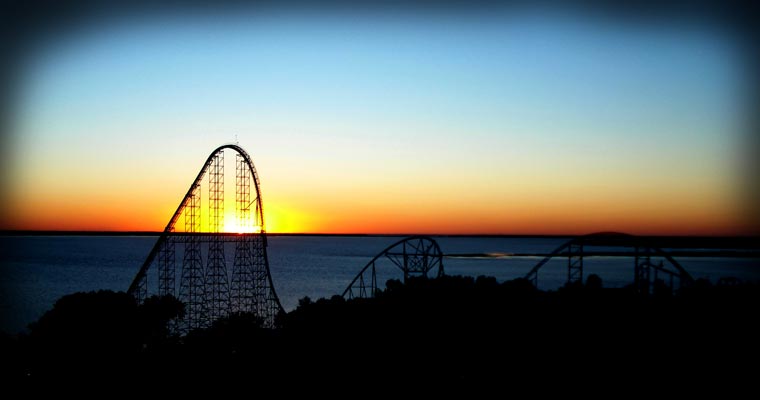 Cedar Point: Birds Eye View [Sandusky, Ohio / 2007]