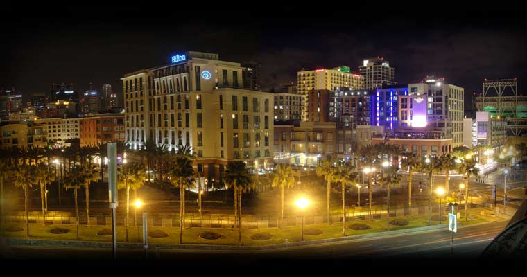 Stitched Panoramic of Downtown [San Diego, California / 2010]
