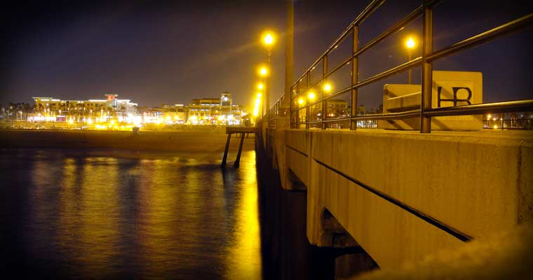 Inland View from the Pier [Huntington Beach, California / 2010]