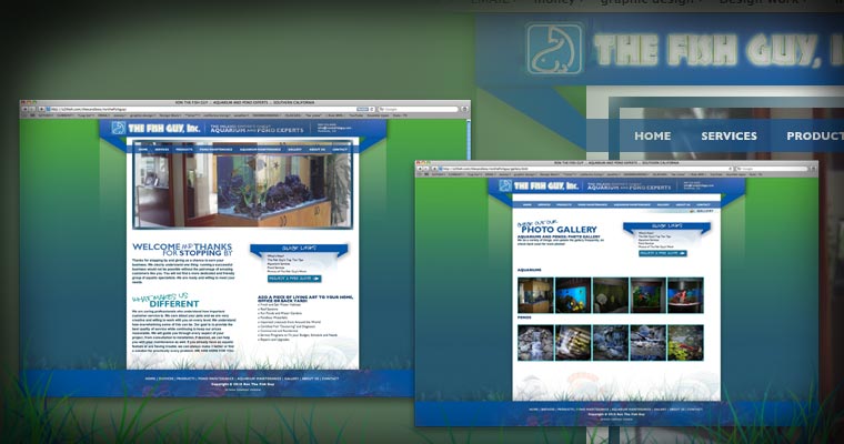 Ron The Fish Guy [Website Design & Development / 2010]